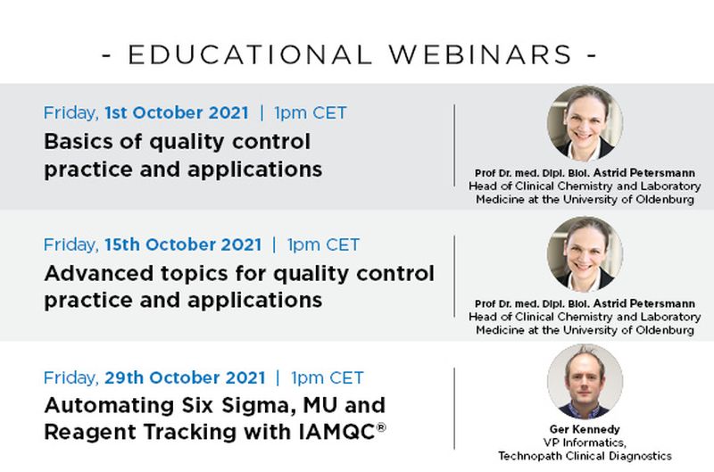Series of 3 Educational Webinars 